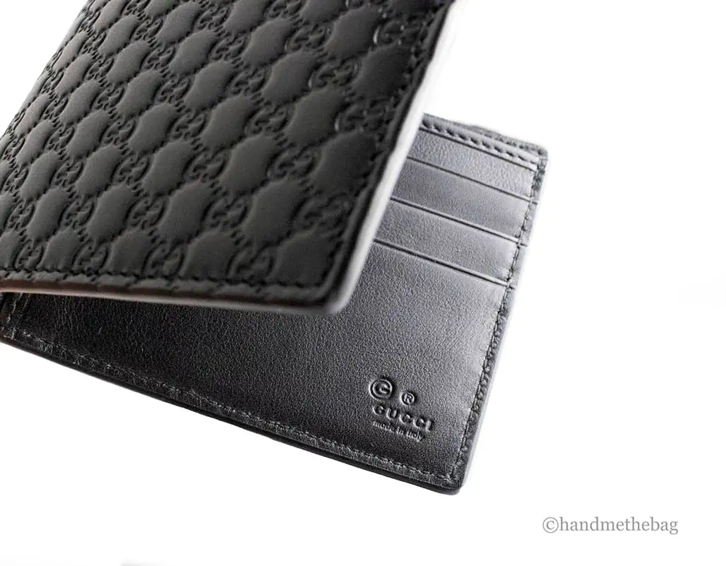 Portefeuille en cuir souple Margaux avec logo monogramme Microguccissima de Gucci